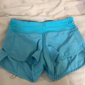 Lululemon speed shorts